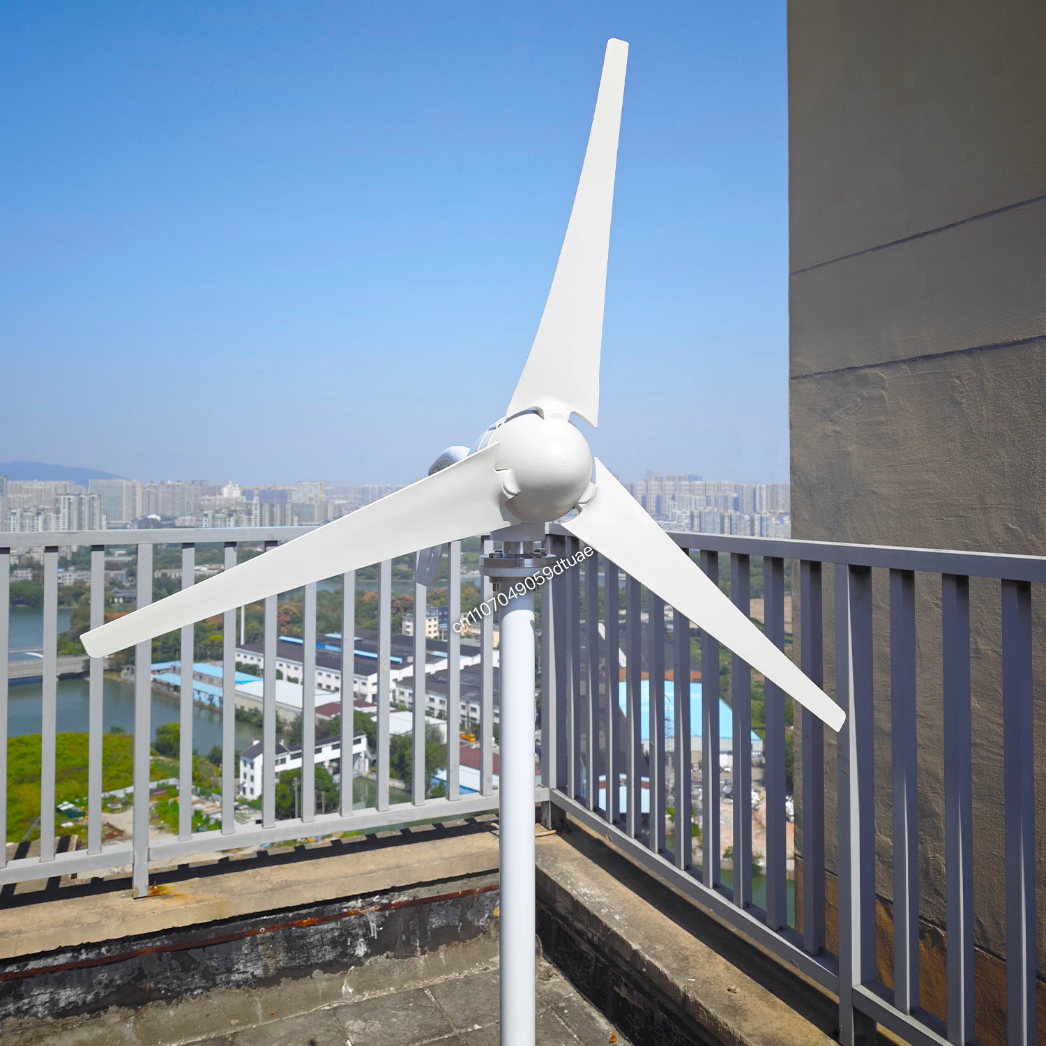 Horizontal Axis Wind Turbine 48V Alternative Energy Generator 220V AC Output Household Complete Set With off System 5000W 10KWh