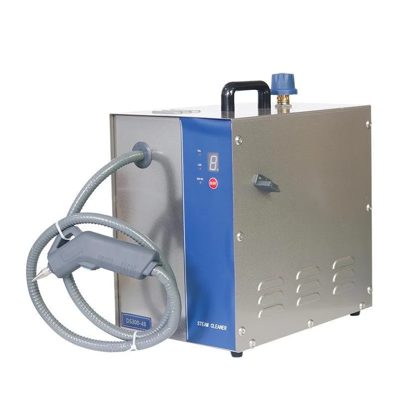 

3L Stainless Steel Tank High Pressure Steam Cleaner Flexible Wands Foot Pedal 2025 Version ECO Mode Low Water Reset 6 Bar