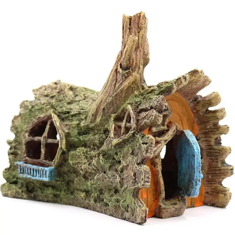 Creative Fish Tank Ornaments Vintage Driftwood Decoration Fish Tank Landscaping Aquarium Resin Home Crafts Aquarium Background