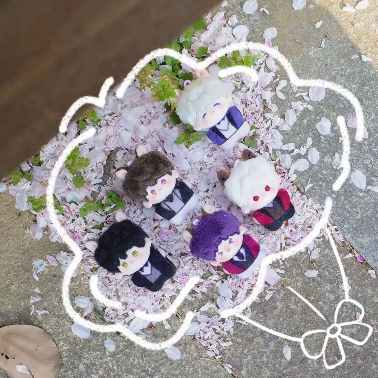 5 cm Love and Deepspace Anime Rafayel Mini Lalka Cosplay Pluszowa Figurka Idol Syrenka Brelok Zawieszka Dekoracja Plecaka Prezent Świąteczny