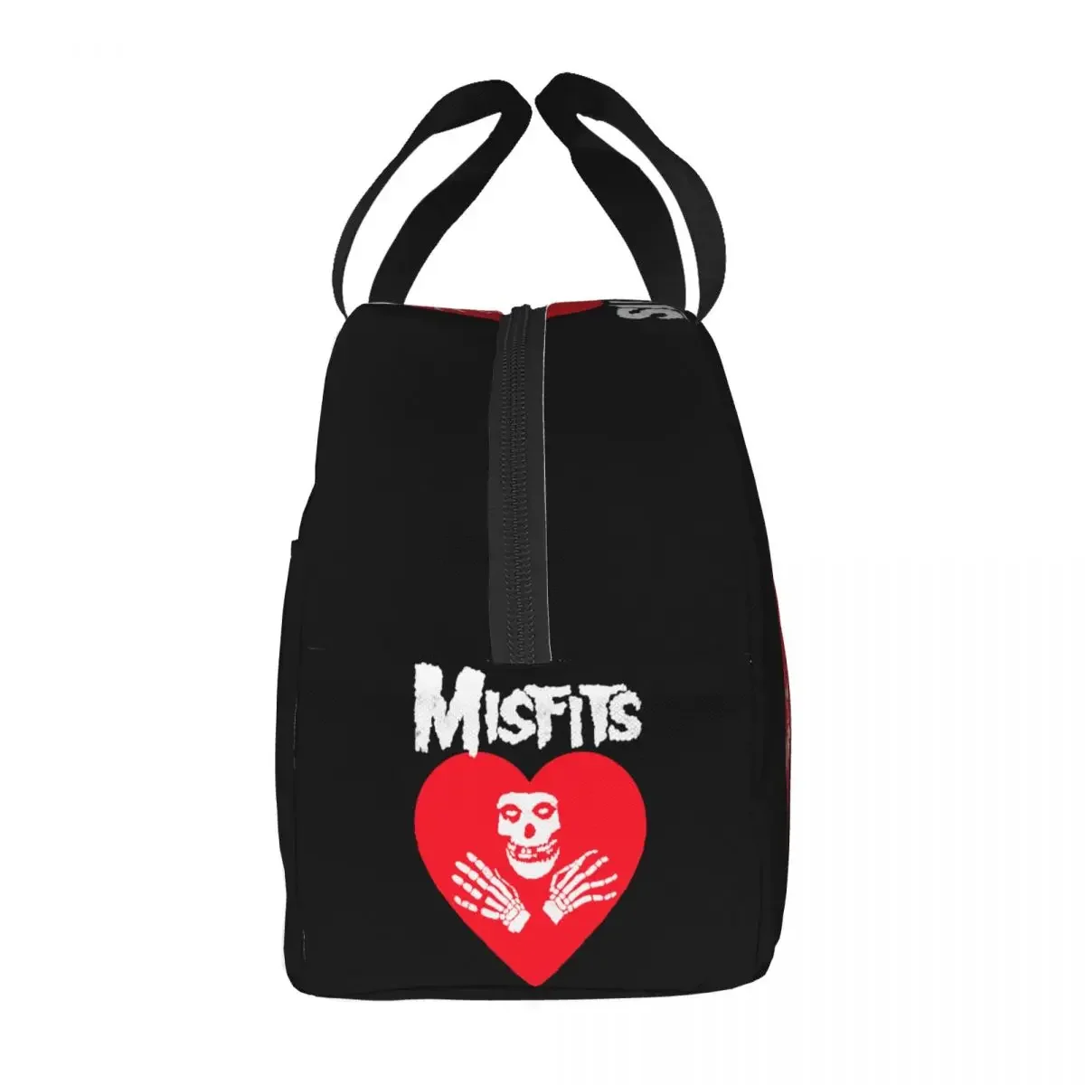 Custom Love Misfits Skull Insulated Lunch Bag for Women Resuable Heavy  Rock Cooler Thermal  Box Office Work School