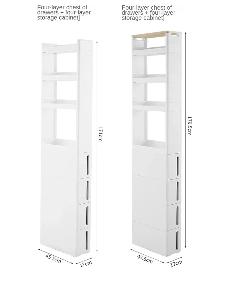 

Crack Storage Cabinet, Drawer, Refrigerator Side Storage Gap, Narrow Slot Storage Rack, Bathroom, Kitchen Rack