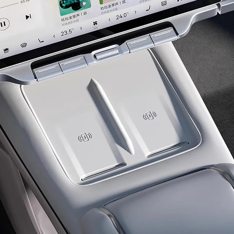 Car Central Control Wireless Charging Silicone Pad Anti Slip Mat Protector Speci