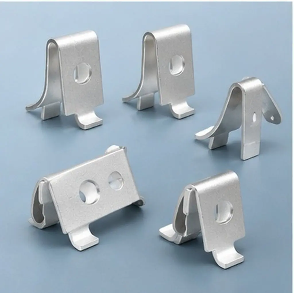 20Pcs Aluminum Alloy Shelf Clips Heavy Duty Metal Shelving Brackets Adjustable Shelf Support Clip for Supermarket Garage Tool