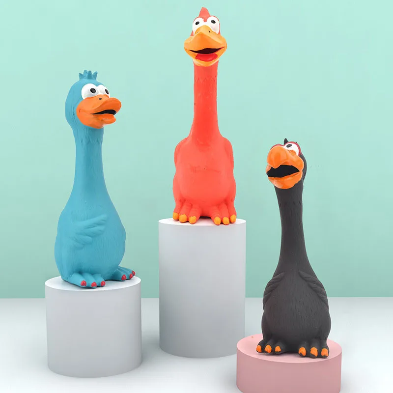 

New Pet Funny Toy Strange Crowing Chicken Pitiful Crowing Chicken Teeth Grinding Bite Resistant Pet Supplies Accessories