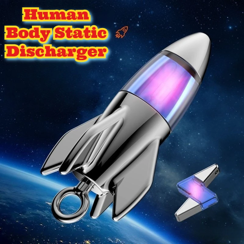 

Car Static Remover Keychain Anti Shock Touch Device Personal Grounding Bracelet Winter Essential Static Electricity Eliminator