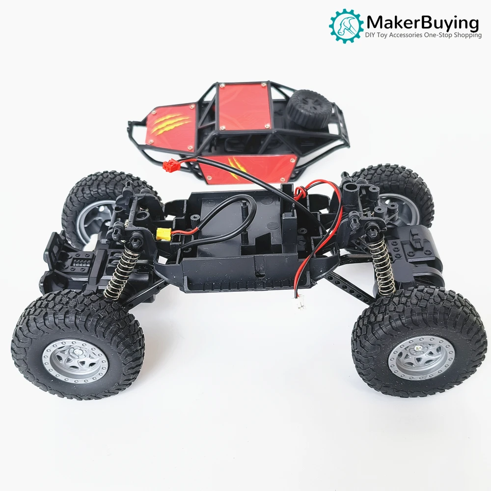 Electric off-road climbing car model rock climbing off-road shock absorber car chassis DIY accessories