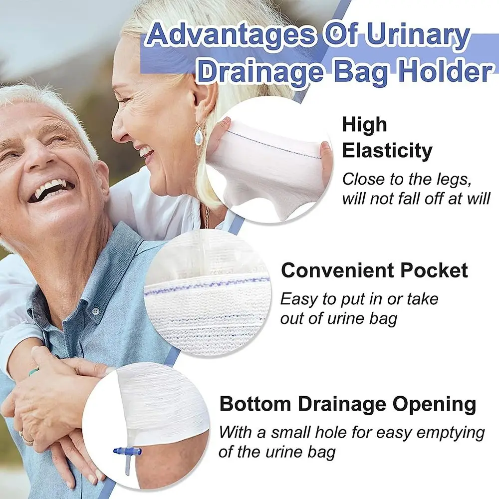 Urine Bag Holder Carer Drainage Bag Covers Catheter Bag Leg Sleeve Urinary Incontinence Supplies