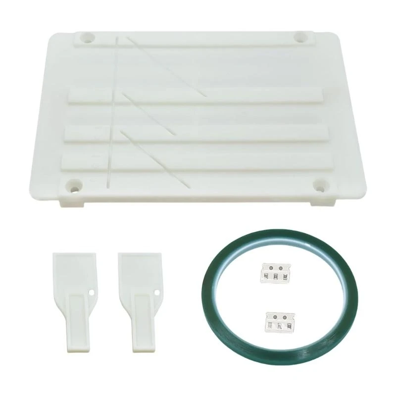 1/4 10inch Tape Splicing Set, Open Reel Tape Splicing Block for 1/2 & 1/4 Open Reel Sound Splicing Splicing Tape