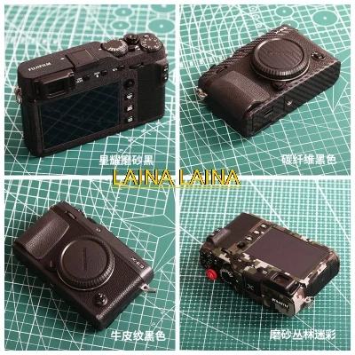 

Защитная пленка из углеродного волокна DIY для корпуса камеры Fuji Fujifilm XE3 X-E3, устойчивая к царапинам, для защиты всего корпуса.
