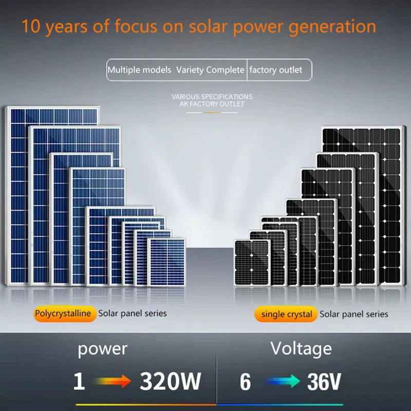 Solar Panels Polysilicon Monocrystalline Silicon Solar Charging Panel