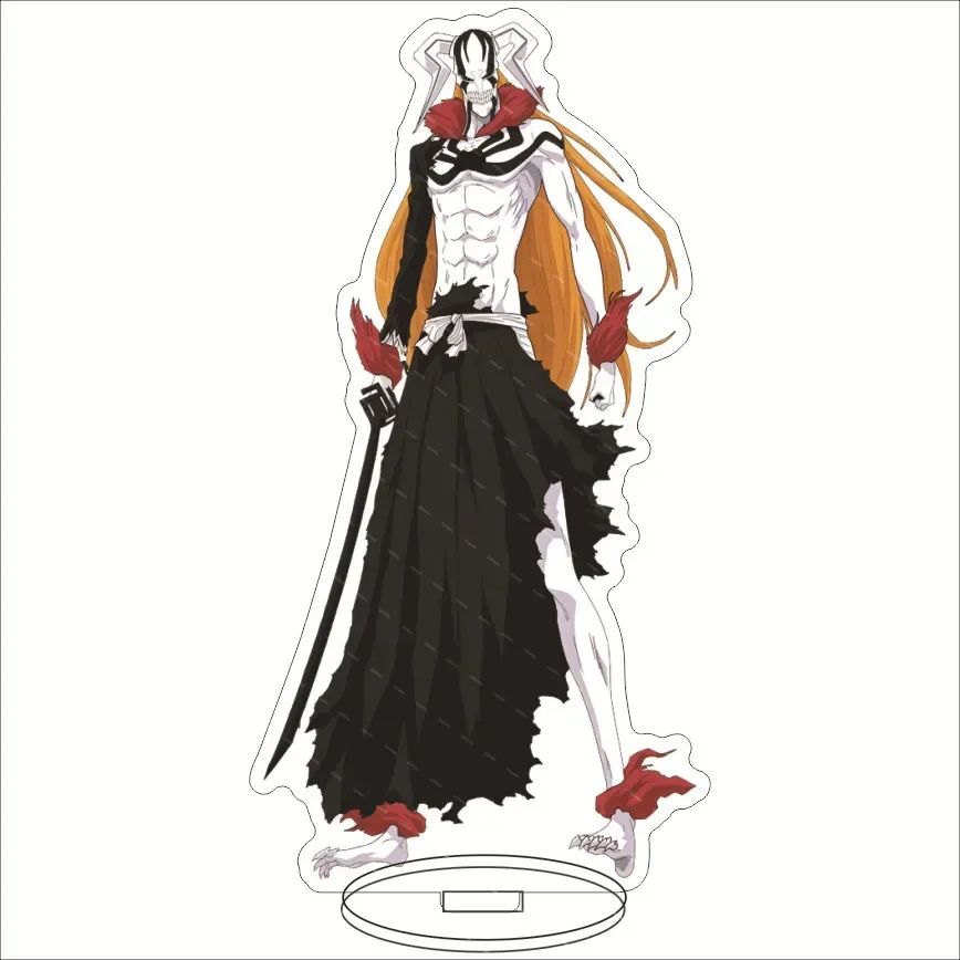 Anime Bleach Acrylic Stand Model Plate Kurosaki Ichigo Kuchiki Rukia Hitsugaya Toshiro Cartoon Figures Standing Sign Holder Gift