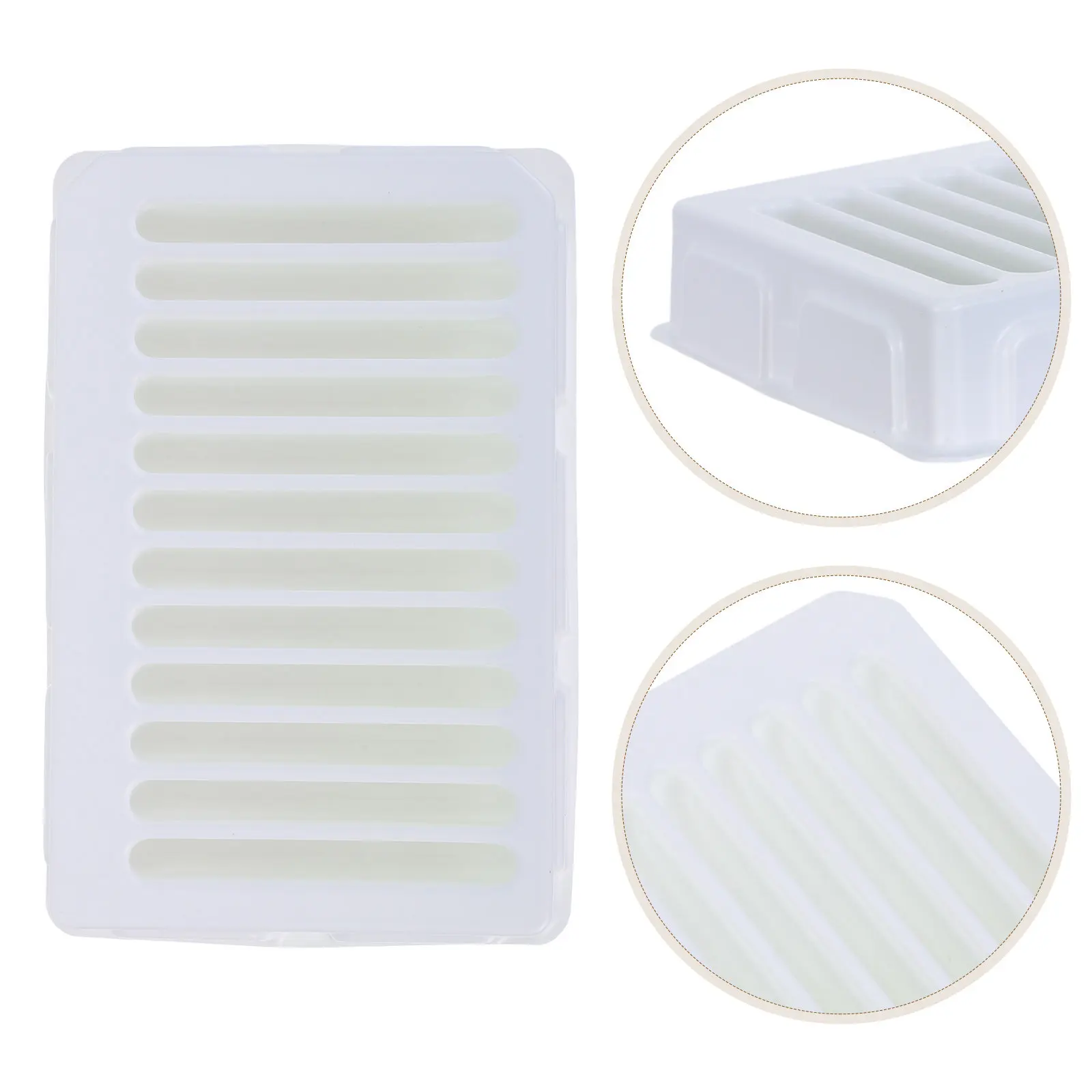 

12-Slot Professional Pipette Loading Slot Liquid Handling Laboratory Sample Adding Slots Reagent Loading Tray Plastic