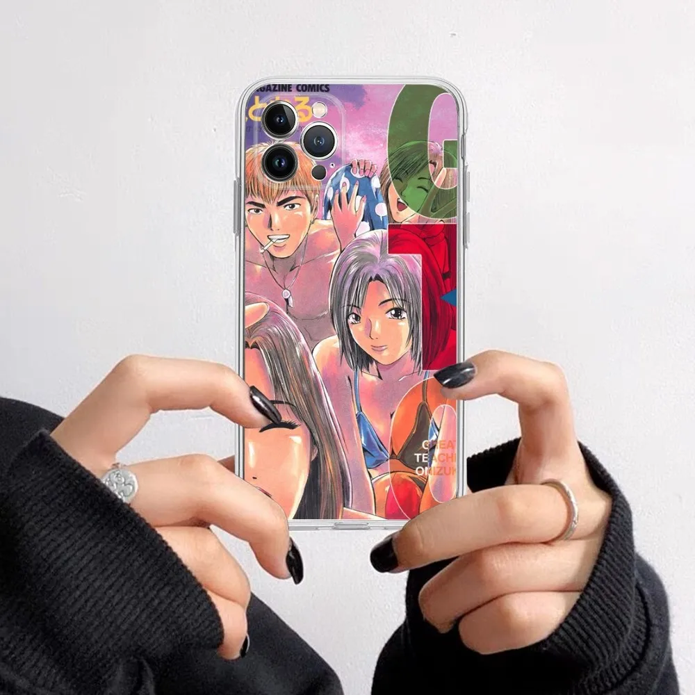 Great Teacher Onizuka anime GTO Phone Case for iPhone 15 8 7 6 6S Plus X SE 2020 XR XS 14 11 12 13 Mini Pro Max Mobile Case