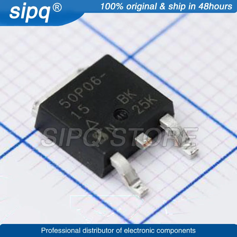 

10PCS/LOT SUD50P06-15-GE3 SUD50P06 TO-252-2(DPAK) MOSFET Brand New and Original In Stock Authentic Product