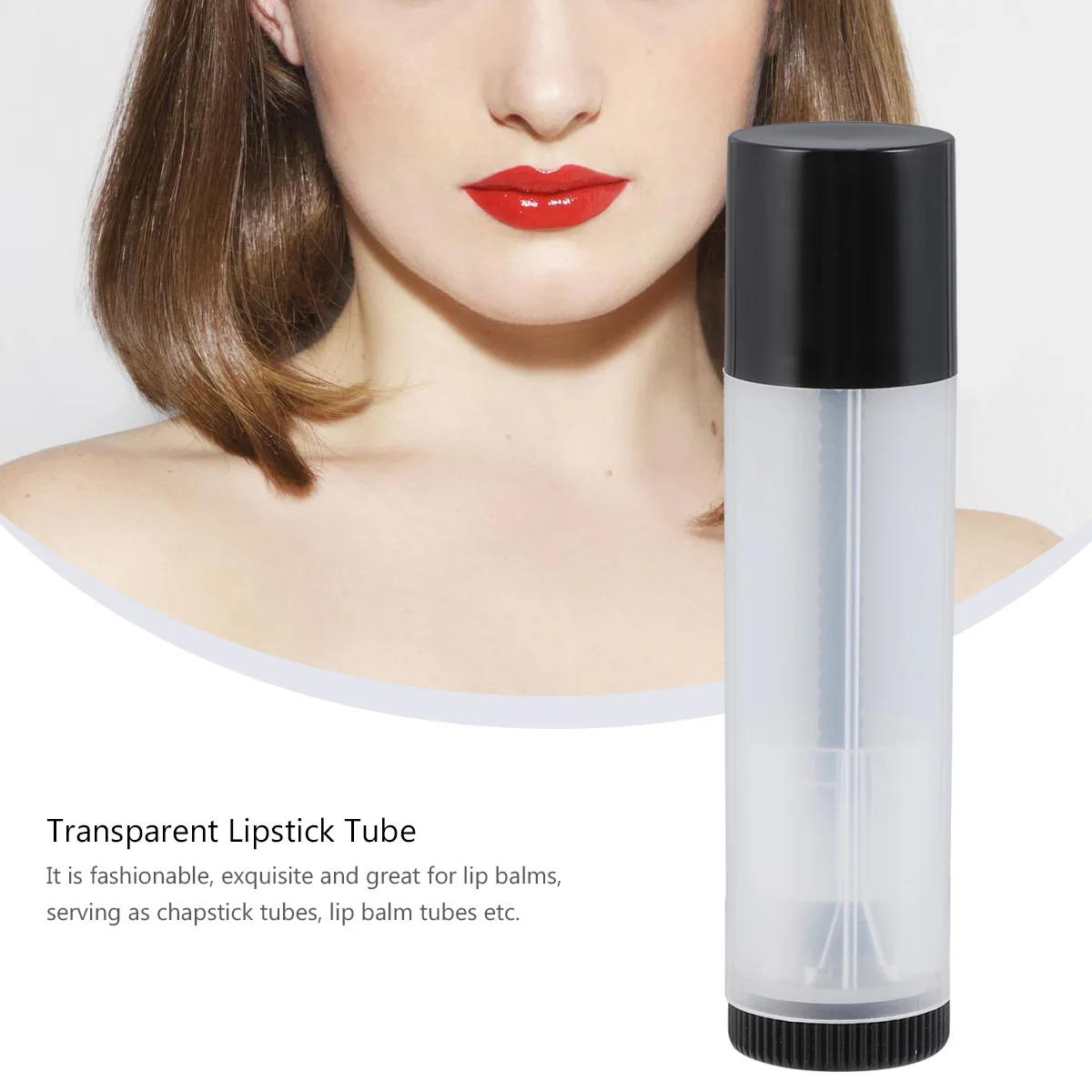 20 stuks heldere lippenbalsem container herbruikbare wasbare buizen voor doe-het-zelf lipgloss stick draagbare lege buis reismake-up