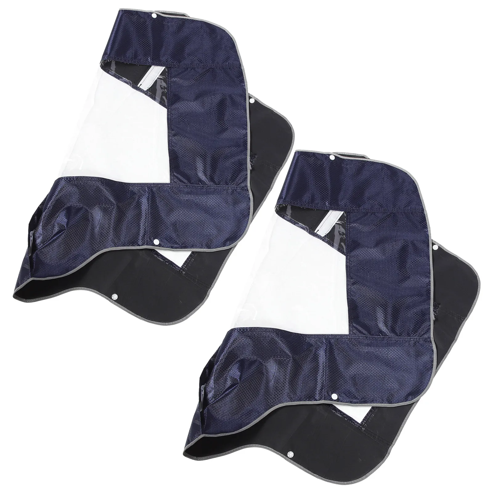 

2Pcs Mobility Scooter Waterproof Control Panel Cover Oxford Fabric Rainproof Dashboard Protector Clear Window 29.8x17.68