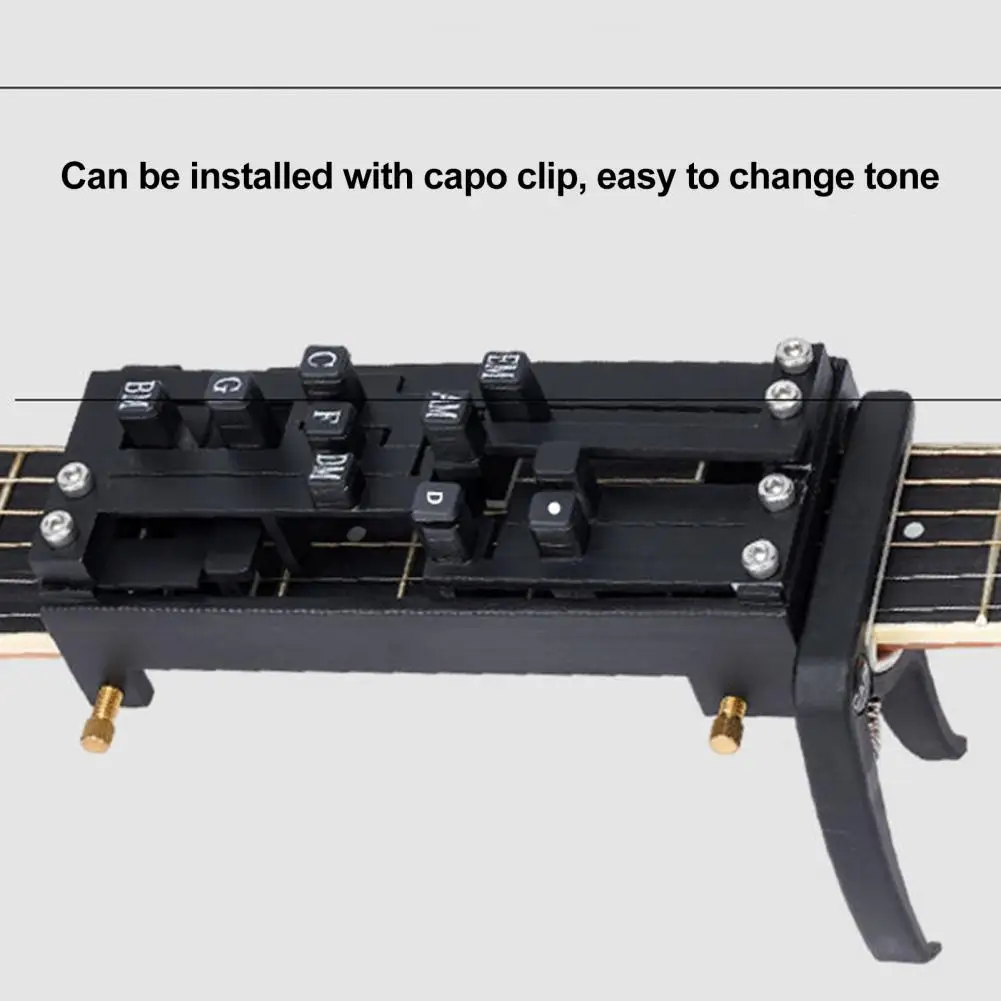 Pressa per accordi per chitarra Aiuto per chitarra Allenatore per accordi Strumento di apprendimento per principianti per chitarra Sistema di pratica per accordi per principianti