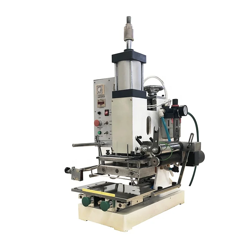 Convenient HG WT-1D Semi-Automatic Pneumatic Heat Press Machine with 15W Motor for Foil Printing and Embossing New