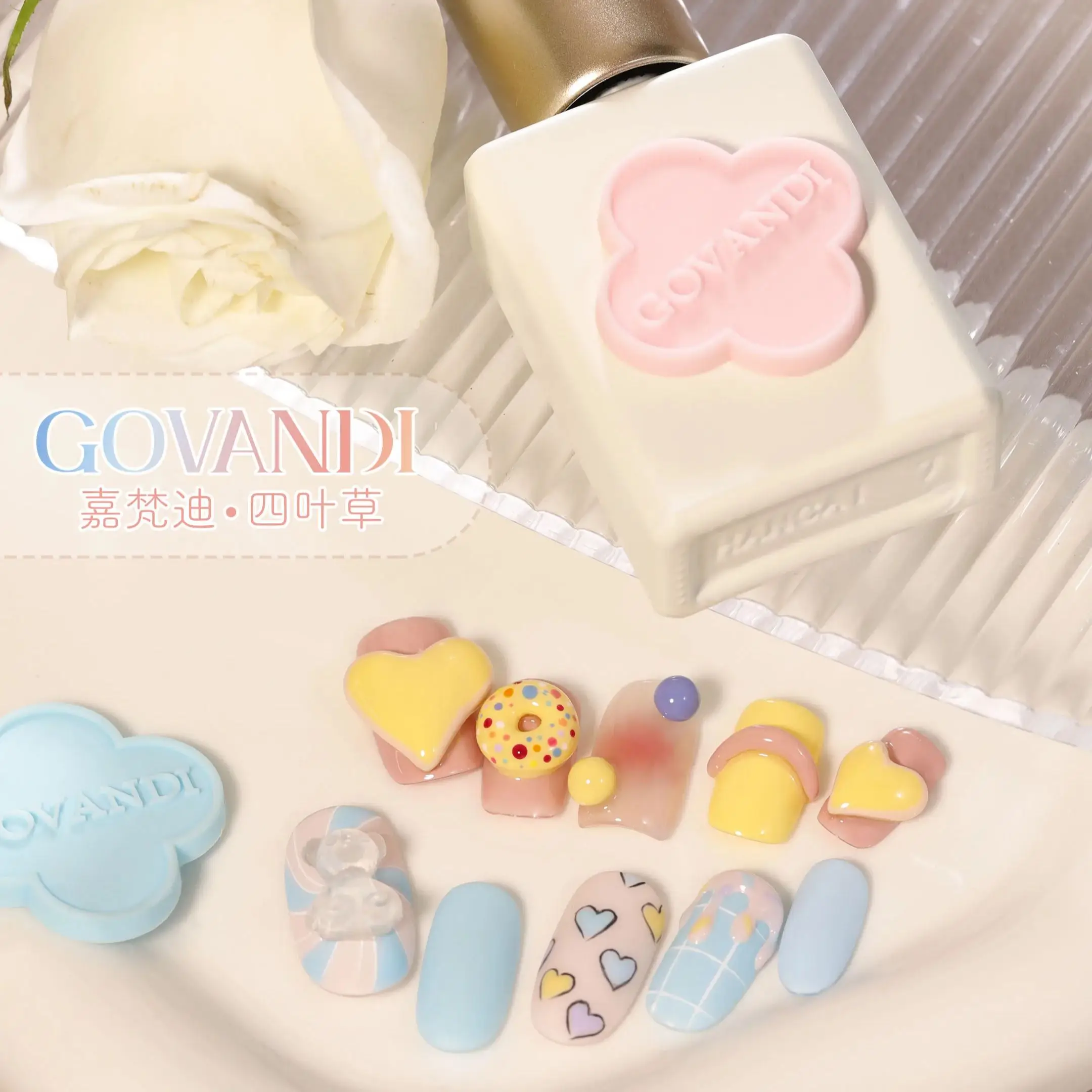 고반디 50색 한국 스타일 마카롱 젤 폴리쉬 세트 15ML UV 젤 에나멜 매니큐어 살롱 쏙 오프 네일 폴리쉬 키트 (컬러 카드 포함)