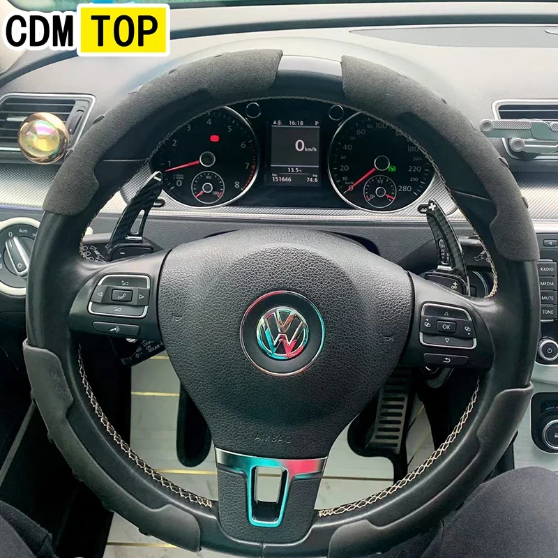 For Volkswagen GOLF 5 6 jetta GTI Tiguan Sciricco CC POLO GTI Sharan Passat b7 extension paddle shift VW Interior accessories