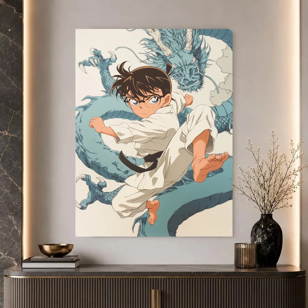 Detective Conan Edogawa Conan Anime Oil Painting By Numbers Canvas Wall Art Home Living Room Decor Painting no frame