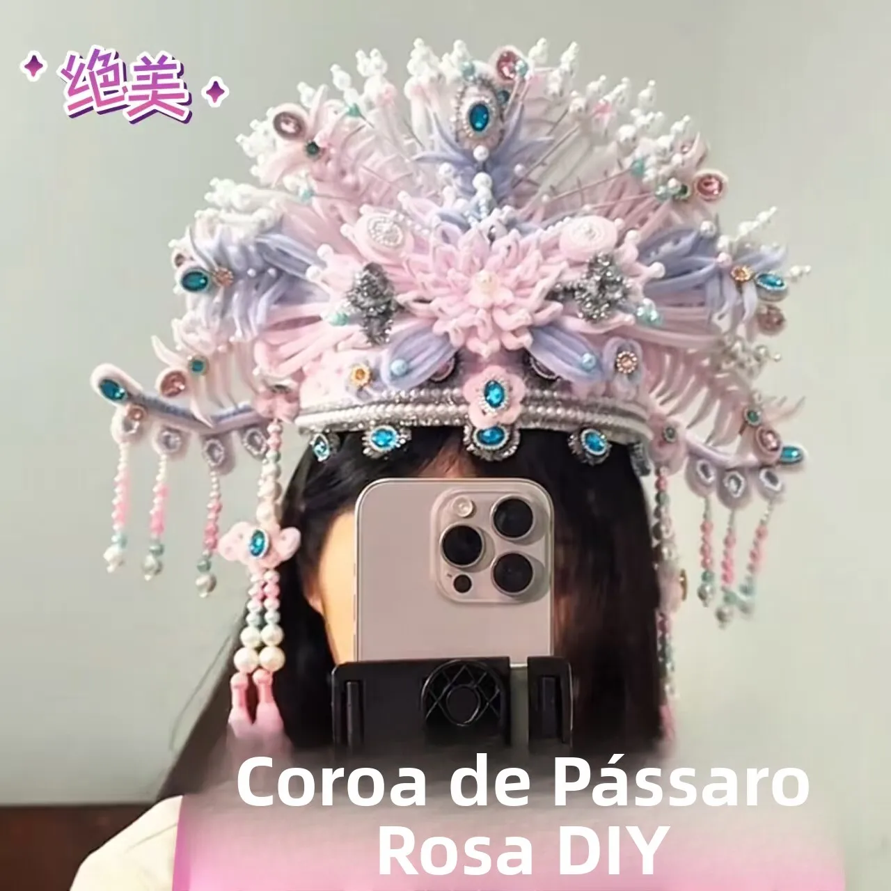 kit-de-material-para-tranca-zigzag-artesanal-diy-estilo-Opera-tradicional-chinesa-coroa-de-fenix-rosa-acessorios-de-cabelo
