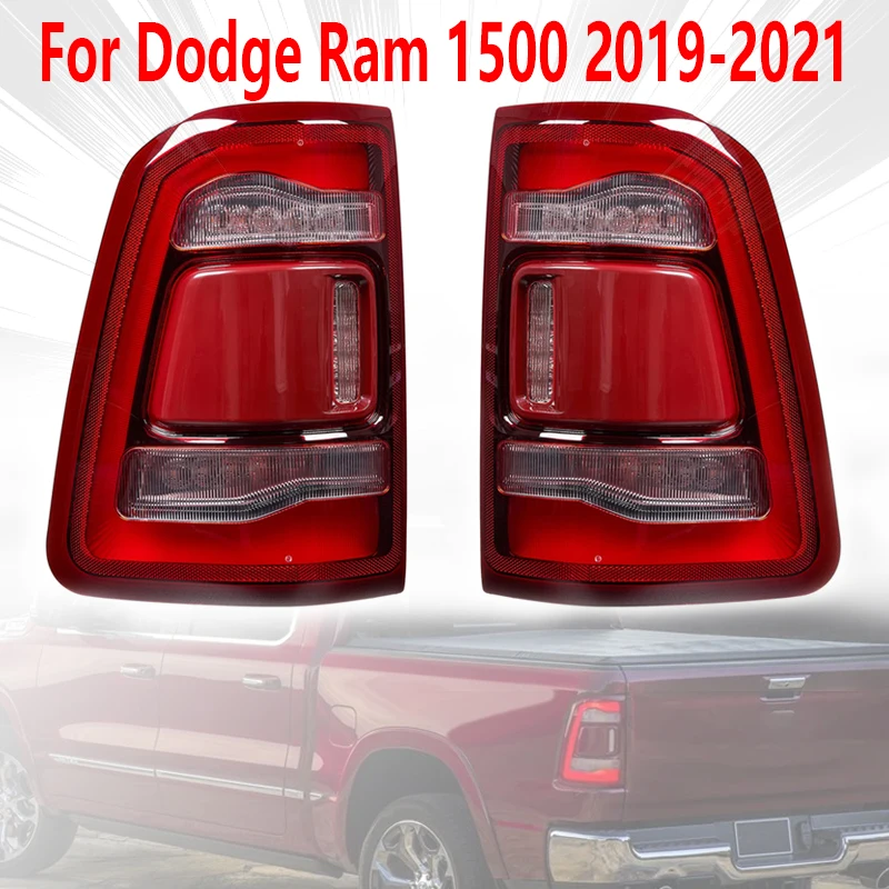 Auto Accessories Rear Tail Light Turn Light Assembly Brake Warning Light For Dodge Ram 1500 2019-2021 55112990AC 55112991AC