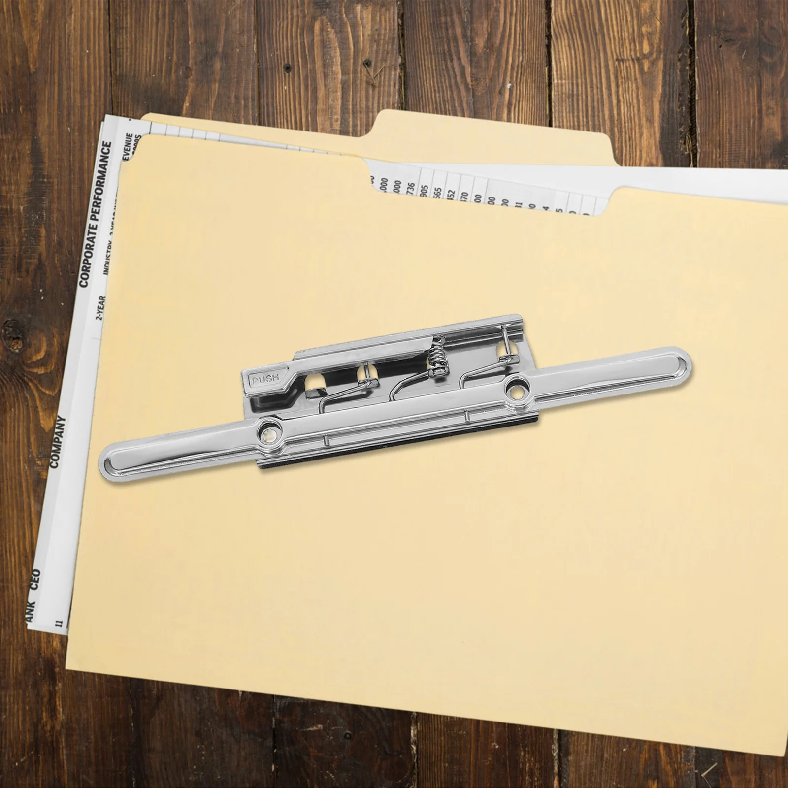 10Pcs Folder Clipboard Clips Long Press Board Secure Grip for Documents Notebooks File Organizer Heavy Duty Stationery Supplies