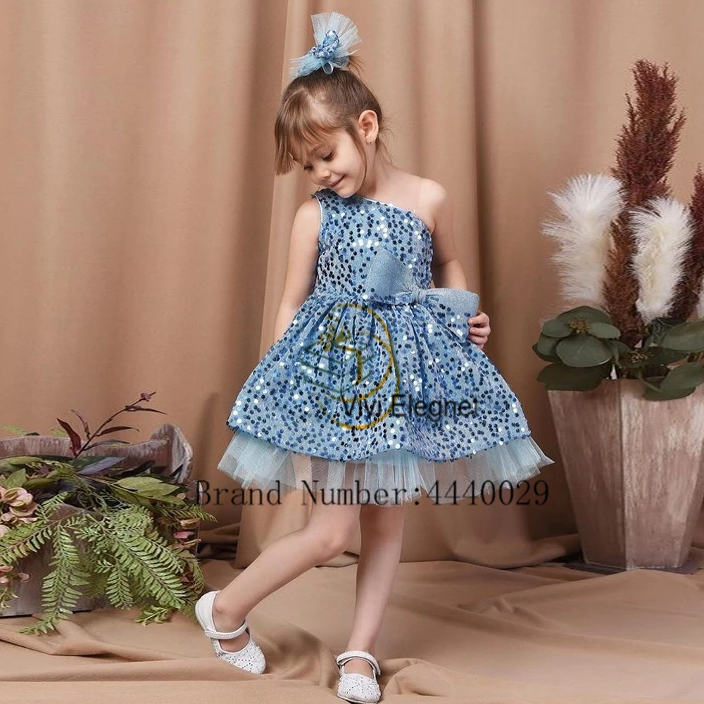 Robe simple en fibre de fleur pour filles, robes à paillettes à plusieurs niveaux, tout ce qui est tutu de Noël, tout ce qui est avec Rea Bow, été 2024