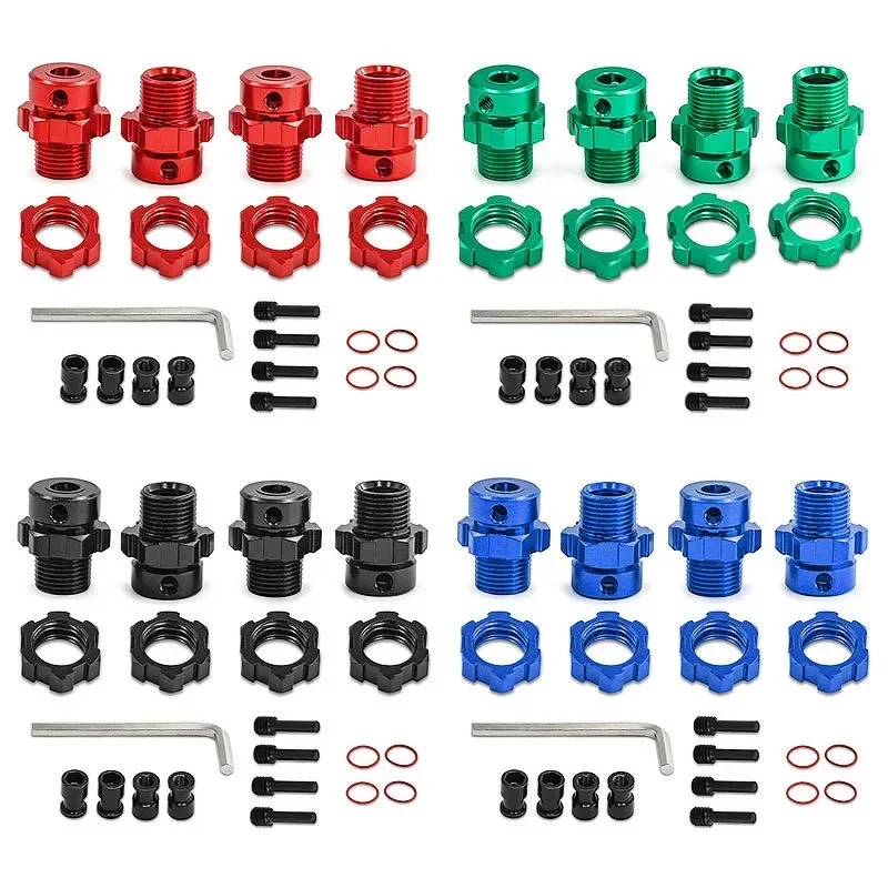 Metal Extended Wheel Hex Hub Adapter 6469 5854 for  1/10 E-Revo  T-Maxx  RC Car Upgrade Parts Accessories