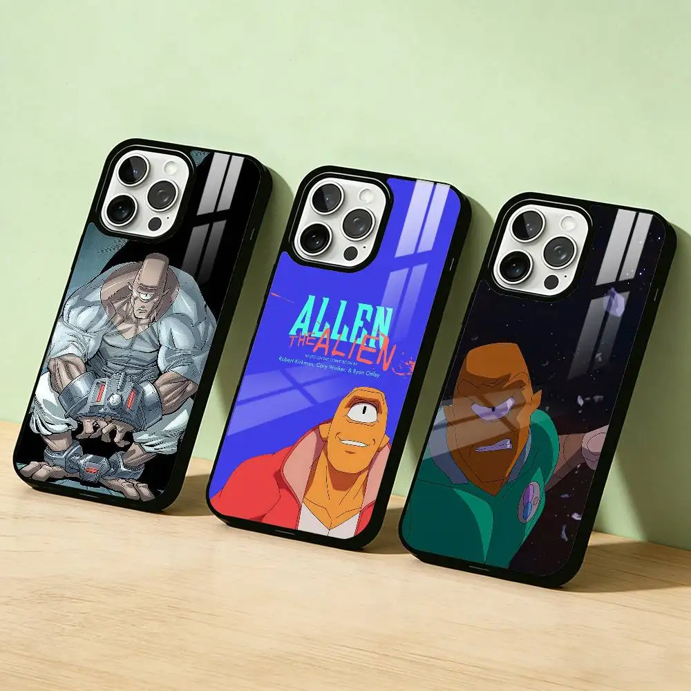 

AAA A-Allen the Alien Phone Case For iPhone17,16,15,14,13,12,11 Plus,Pro Max Magnetic For Magsafe Wireless Charging
