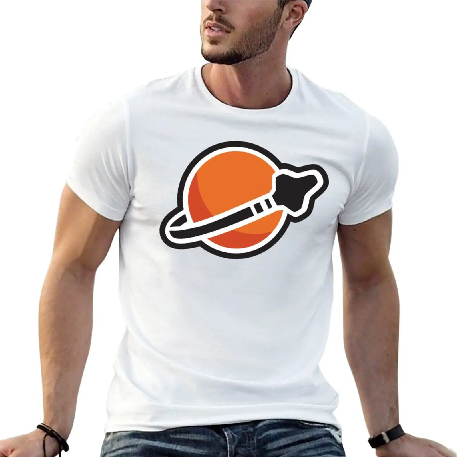 

Blocky Space T-Shirt t shirt personalised t shirts for man cotton soft graphic t shirts for man T-shirt