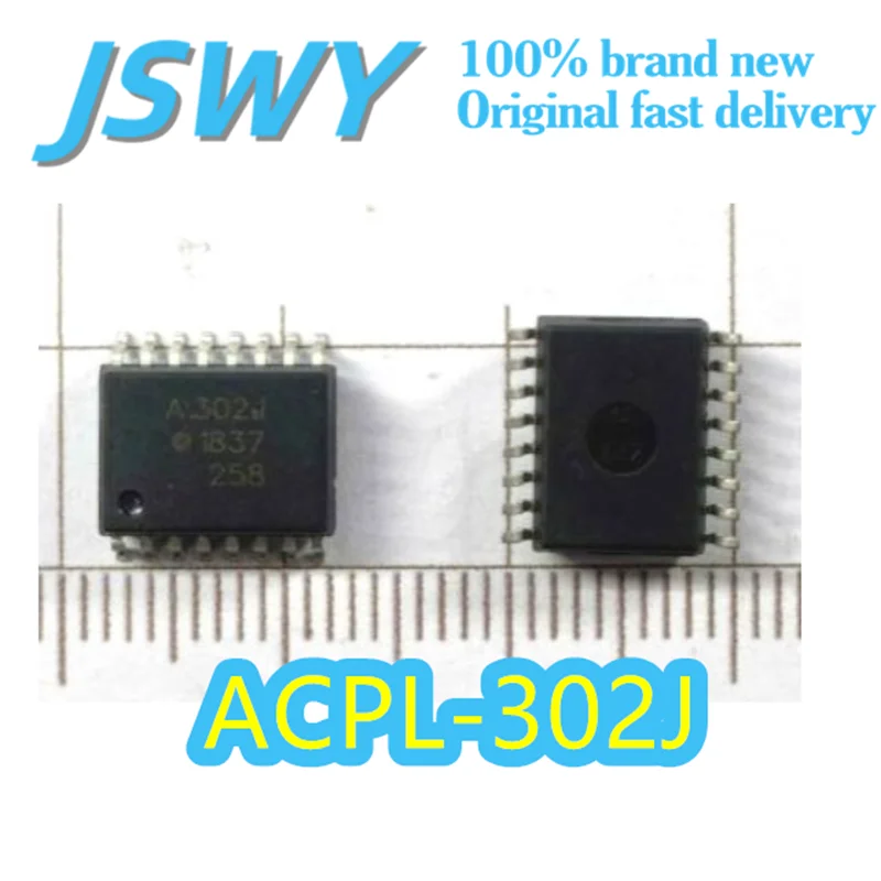

(5/50 pieces) ACPL-302J Original authentic silkscreen A302J SOP-16 package IGBT/MOSFET gate drive optocoupler Electronics