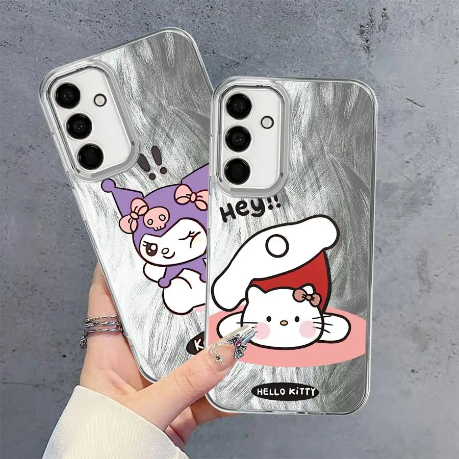 Cute Sanrio Hello Kitty Soft Cover Phone Case for Samsung Galaxy A33 A34 A26 A35 A36 A13 A14 A51 A52 A23 A21s A24 A15 A16 A55