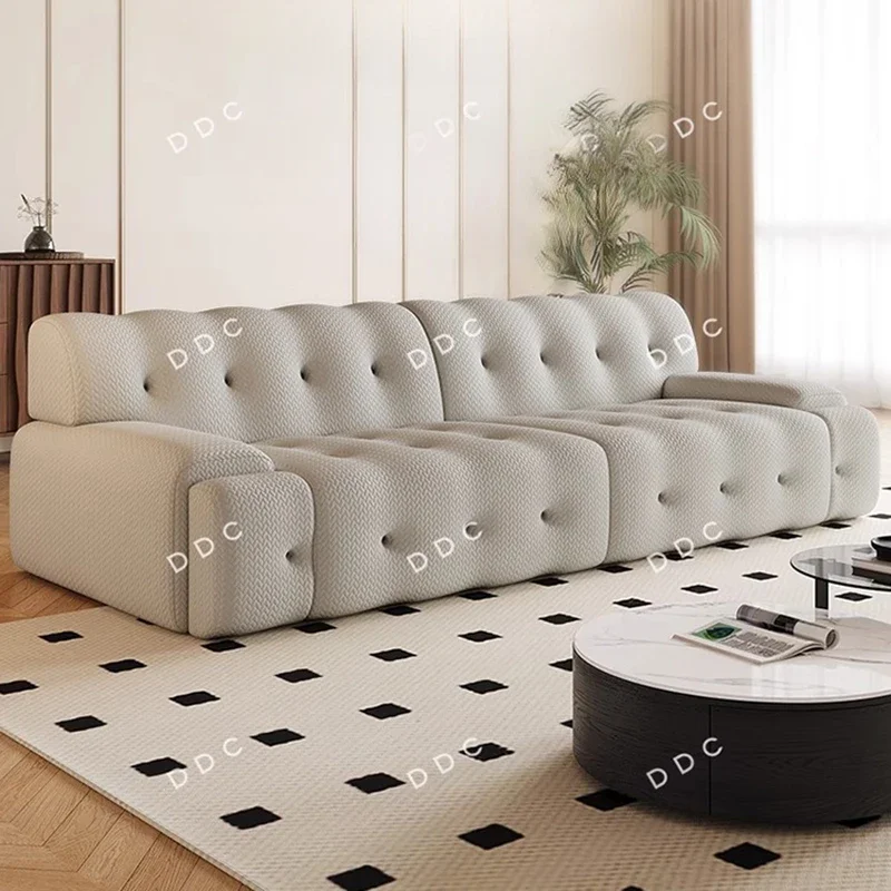 Italian Minimalism Living Room Sofa Puff Modular Bedroom Retractable Recliner Sofa Luxury Design Home Furniture Sofa Cama FYRS