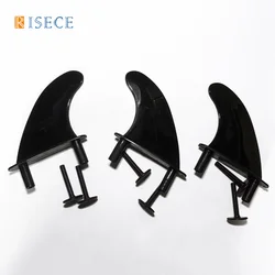 Soft Surfboard Surfing Accessories 4.5 Inch G5 Soft Top Surf Fin With Replacement 6 Fins Screws Plastic Soft Tail Fin