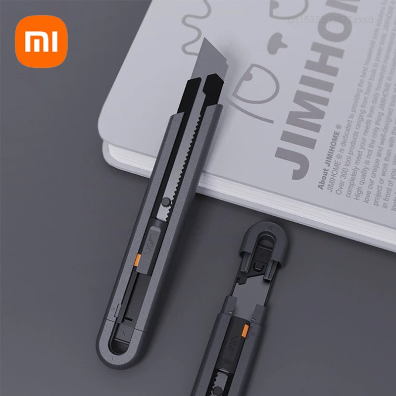 Xiaomi JIMIHOME Mini Utility Knife Carbon Steel Blade Safety Lock Stretch Pocket Professional Paper Cutter Multifunction Tool