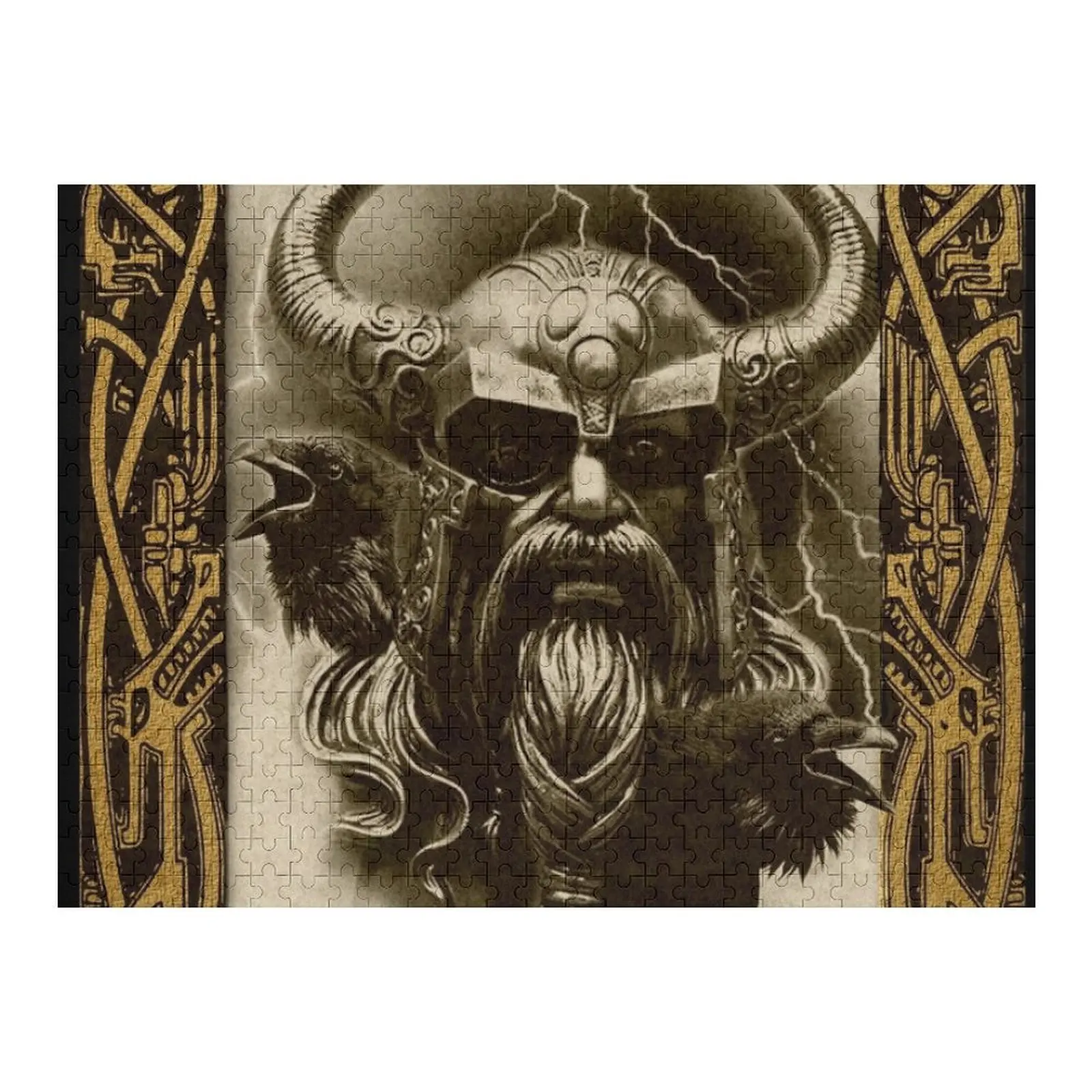 

Odin Jigsaw Puzzle Custom Wood Animals With Photo Wooden Name Puzzle