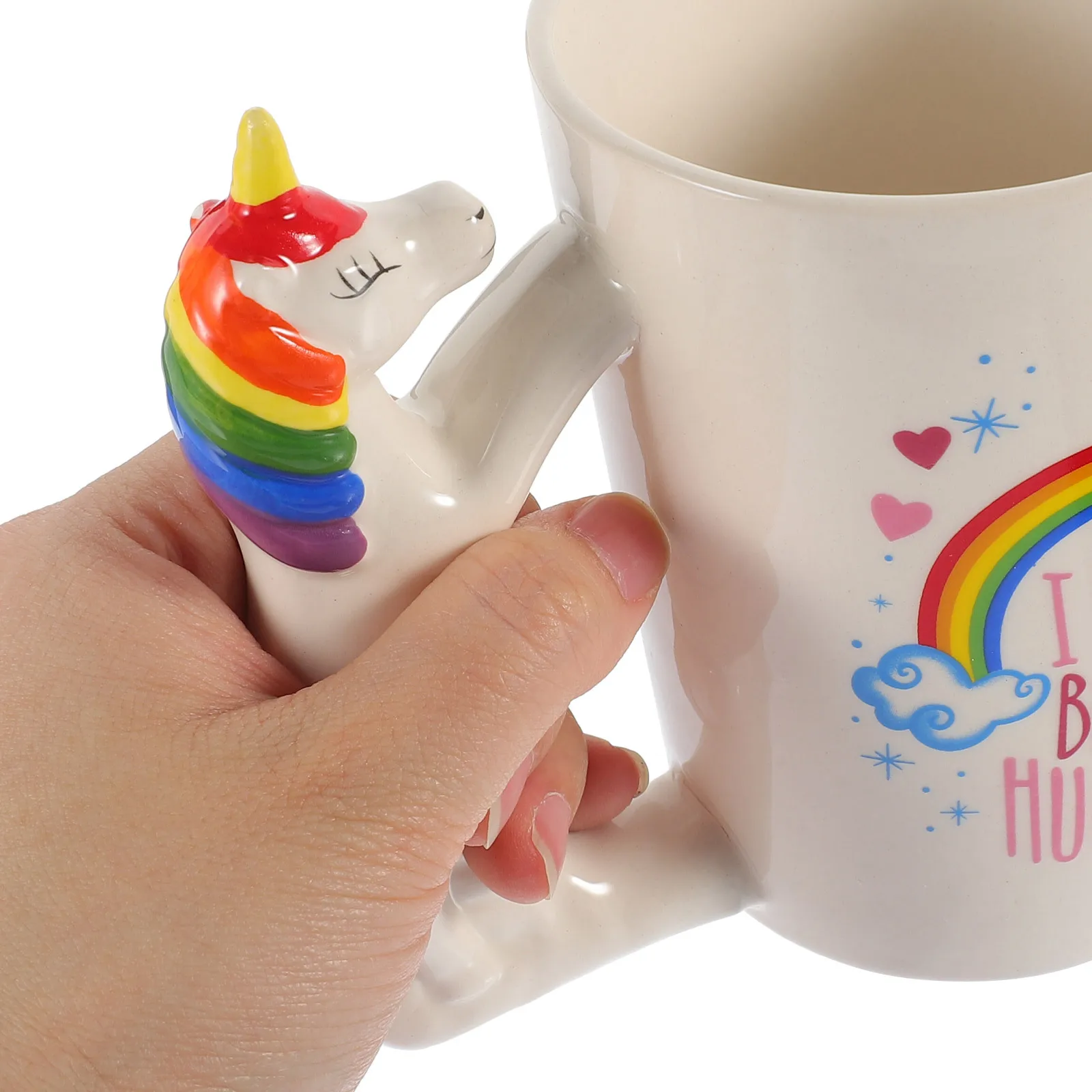 

3D Ceramic Mug Creative Green Jungle Wildlife Coffee Cup Handpainted Design Safe for Fade Proof Gift for Any