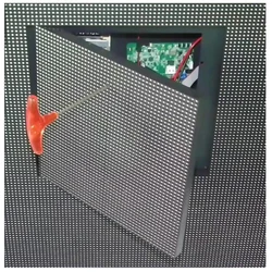 Painel externo para p10 320x320mm smd3535 módulo led de serviço frontal e traseiro de alta qualidade 5500cd para correção em cores completas