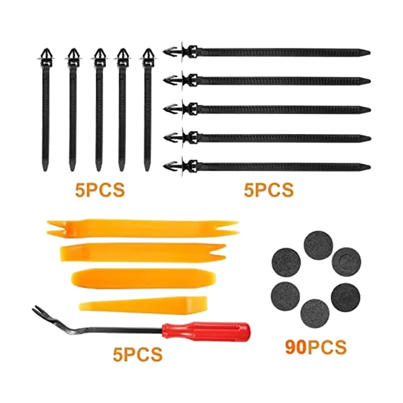 مجموعة مشابك تثبيت مصد السيارة ، مثبتات مسامير بلاستيكية ، مشبك قضيب المقبض ، مسامير تثبيت دبوس الدفع التلقائي ، 26 حجم ،