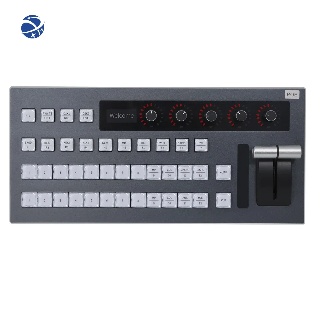 

ATEM switcher stream 12 channels Radio Studio Equipment USB video mixer switch switch blackmagic atem mini video switcher