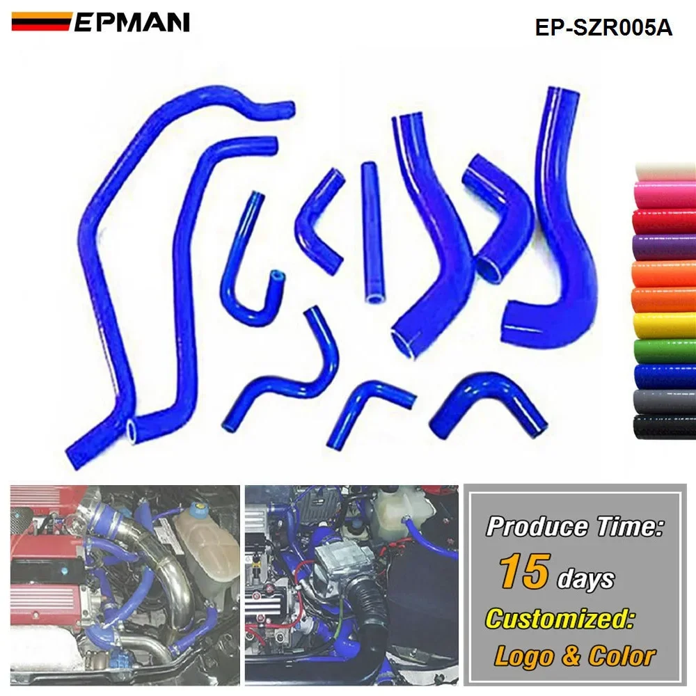 

Комплект шлангов радиатора EPMAN для SUZUKI SWIFT 1.5L M15/M16 (11 шт.) EP-SZR005A