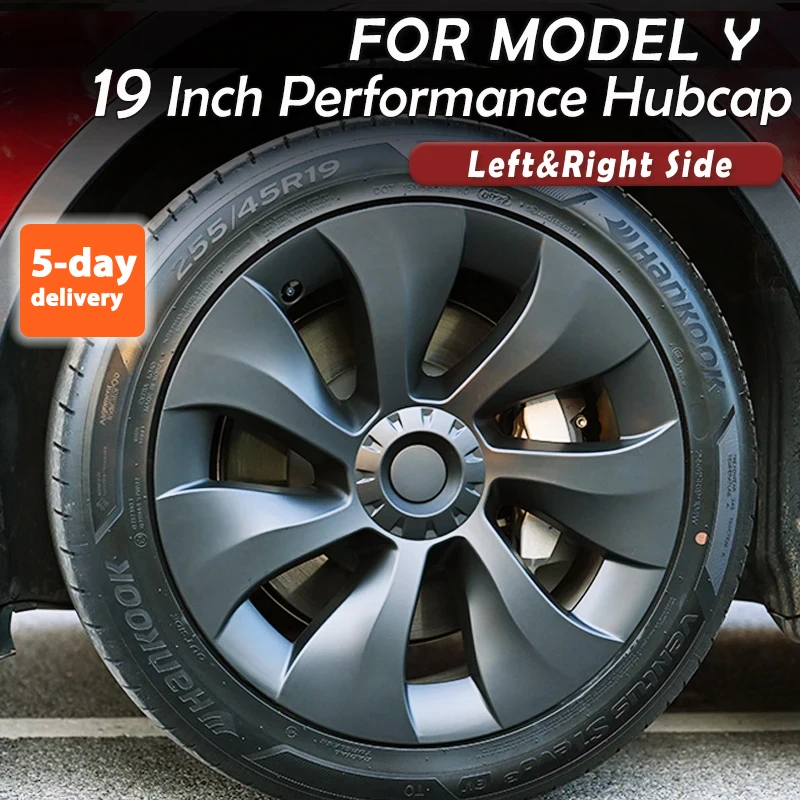 

4PCS HubCap Car Replacement Performance for Tesla Model Y 19 -Inch Wheel Cap 2023 Automobile Hubcap Full Cover Accessories 2024