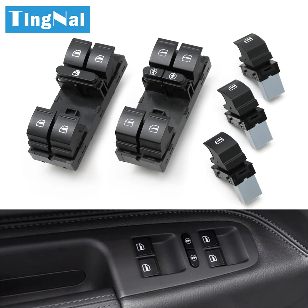 

Car Electric Power Control Window Switch Regulator Small Switch Fuel Tank Unlock Switch Buttons For VW Touareg 7L 7L6959857D