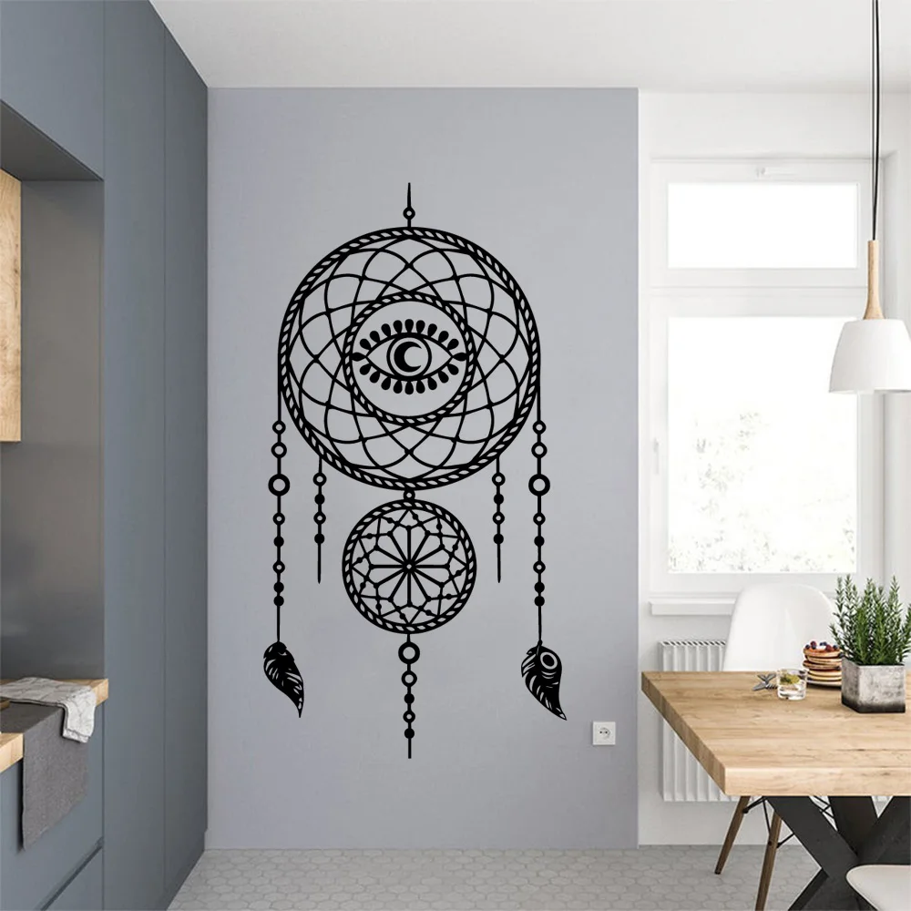 Dreamcatcher Wall Sticker Home Decoration Accessories For Kids Rooms Decoration Vinyl Mural Decal