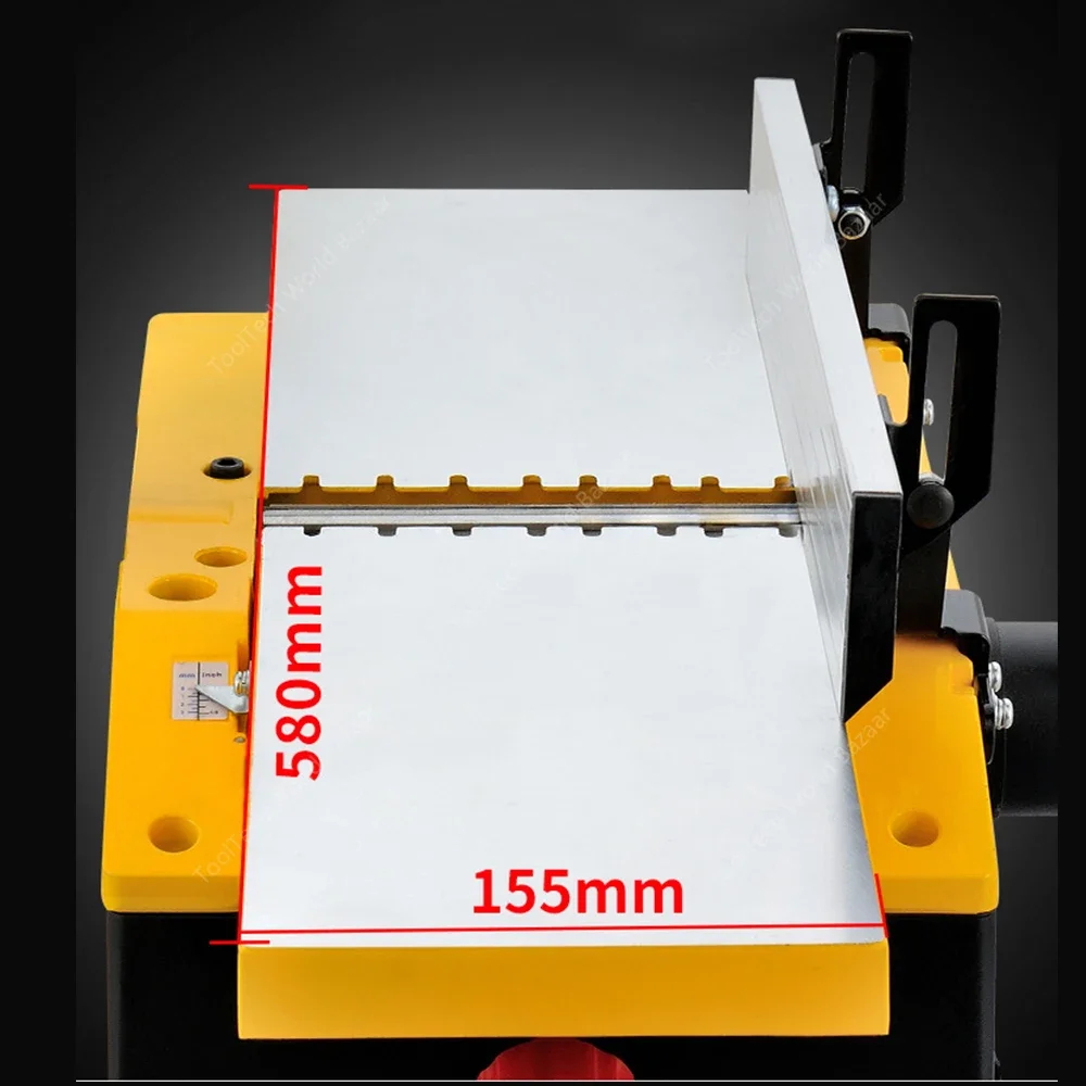 Plaina espessante de madeira elétrica 1800w multifuncional para máquina plaina elétrica para trabalhar madeira