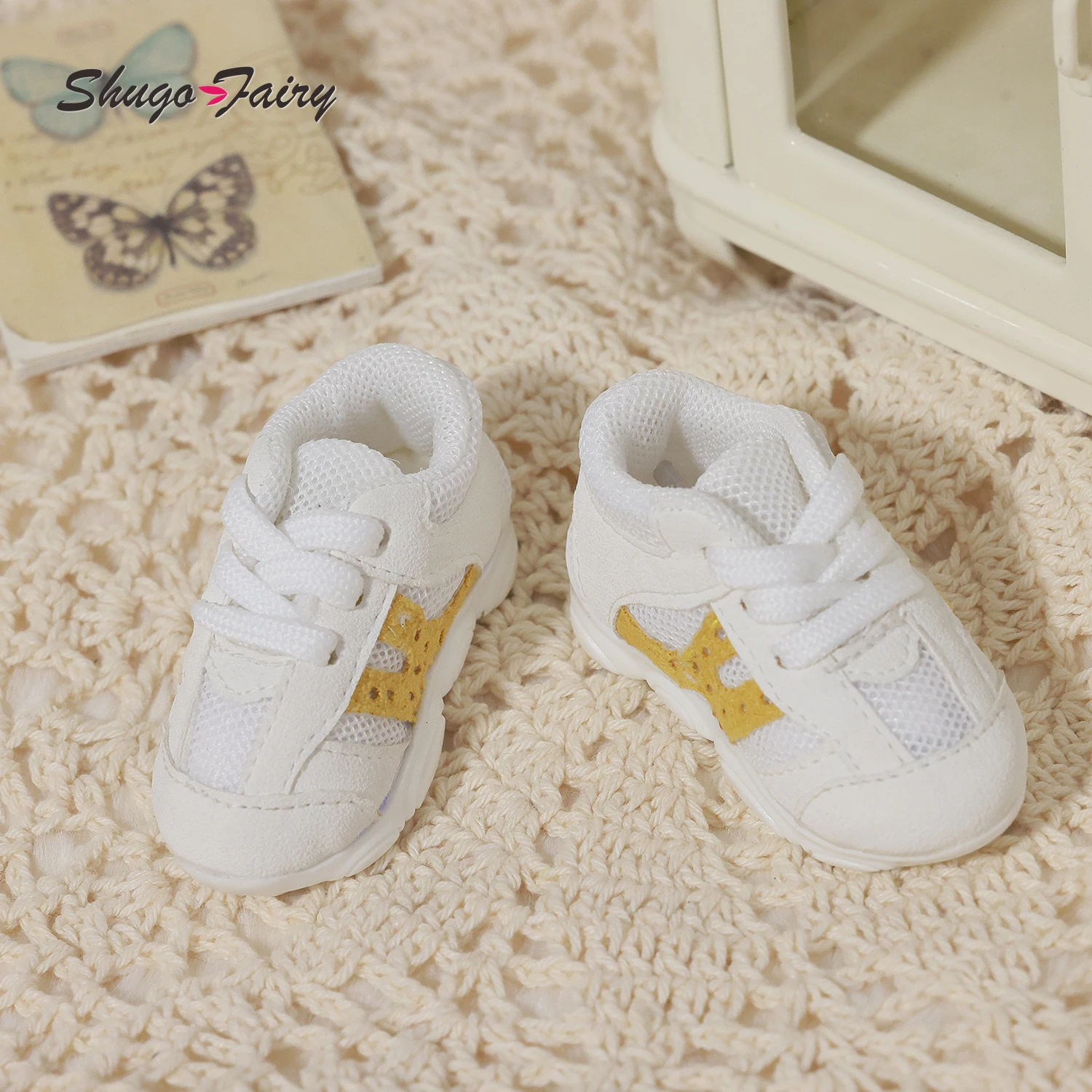 Scarpe BJD 1/4 Sneakers con Piattaforma alla Moda per Piedi Luts WX4-423 Multicolore Calzature Sportive con Suola Spessa Accessori Shugafairy