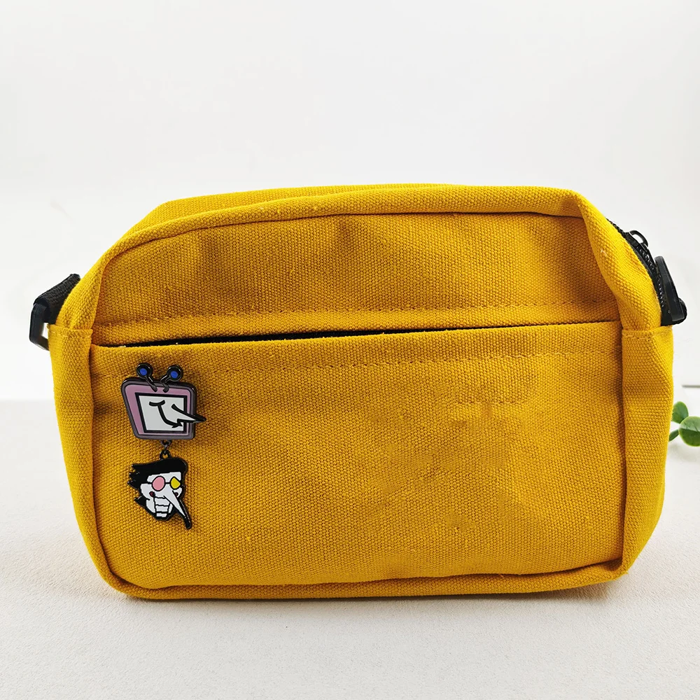 Deltarune Spamton Brosche Lustiger TV-Kopf Mike Emaille-Pin Spiel-Fans Cosplay Kostüm-Accessoires Metall-Abzeichen Dekoration Schmuck Geschenk – Detail 6